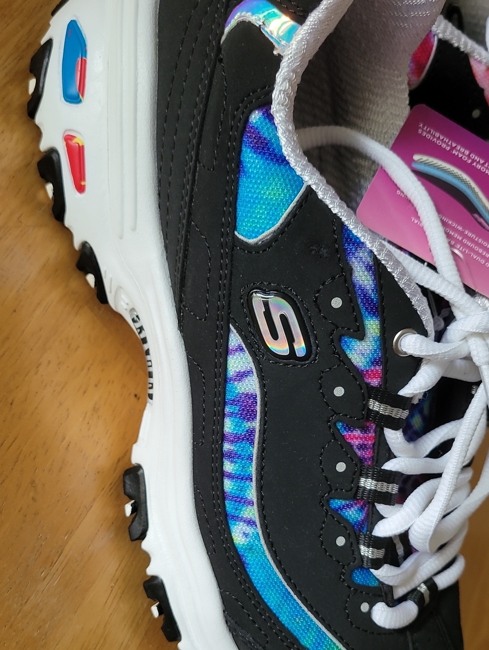 Skechers D'Lites Summer Fiesta Memory Foam Sneakers - Picture 4 of 11